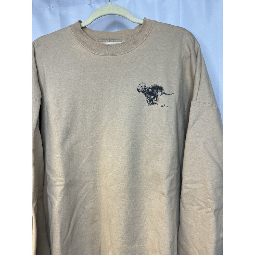 Y2K bedlington terrier dog sweat shirt pullover dog 2XL Vintage Hanes